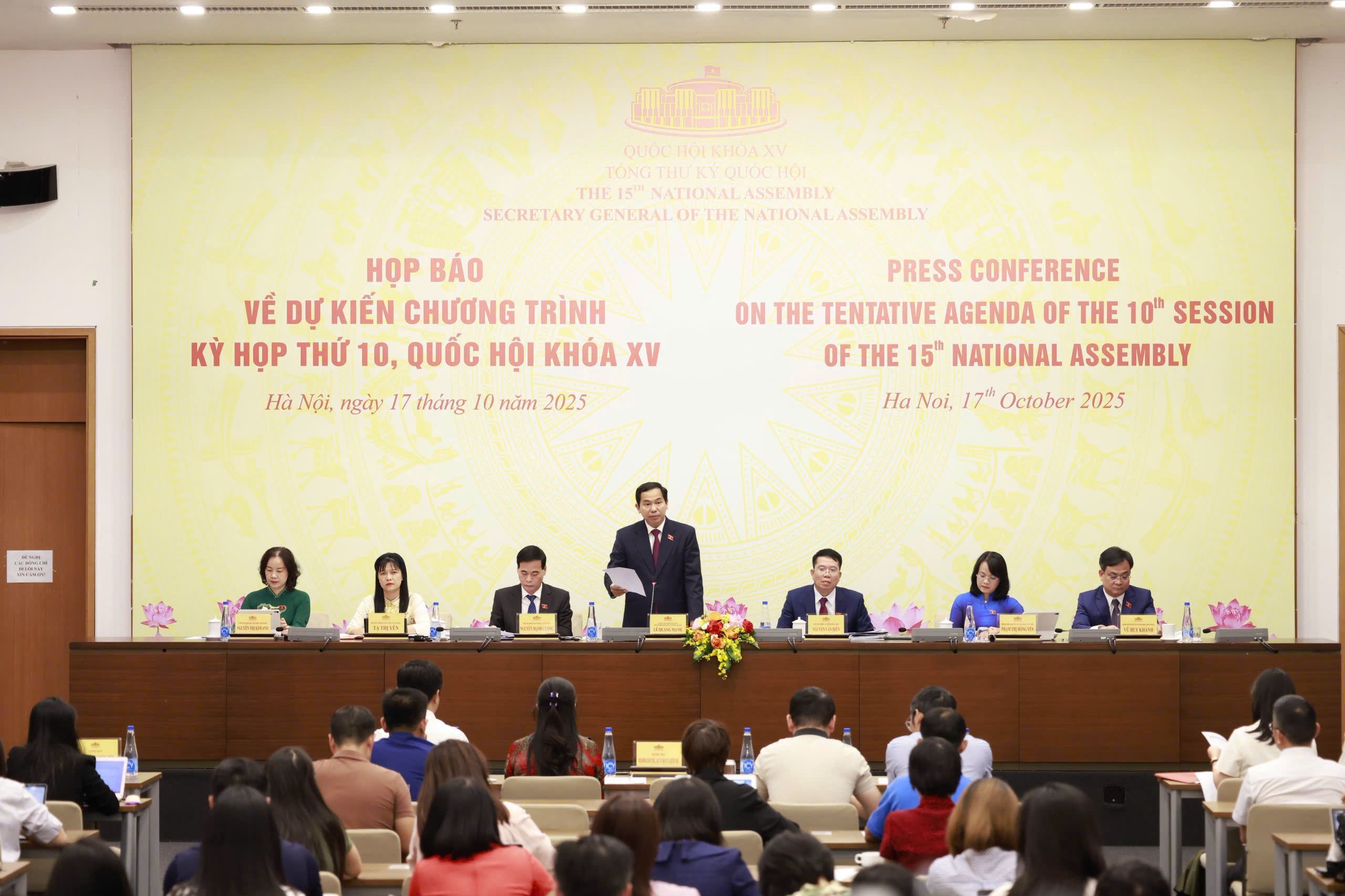 Kỳ họp thứ 10, Quốc hội kh&oacute;a XV dự kiến l&agrave;m việc khoảng 40 ng&agrave;y với 66 nội dung quan trọng - Ảnh 1.