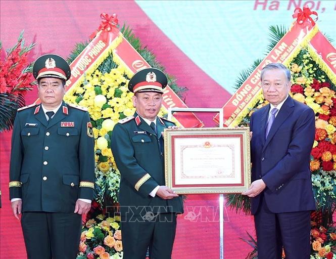Tổng B&iacute; thư T&ocirc; L&acirc;m khẳng định vai tr&ograve; T&igrave;nh b&aacute;o Quốc ph&ograve;ng trong bảo vệ Tổ quốc - Ảnh 3.