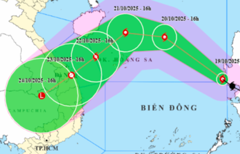 B&atilde;o Fengshen Thần gi&oacute; v&agrave;o Biển Đ&ocirc;ng , c&oacute; thể mạnh l&ecirc;n cấp 11 , giật cấp 13 - Ảnh 1.