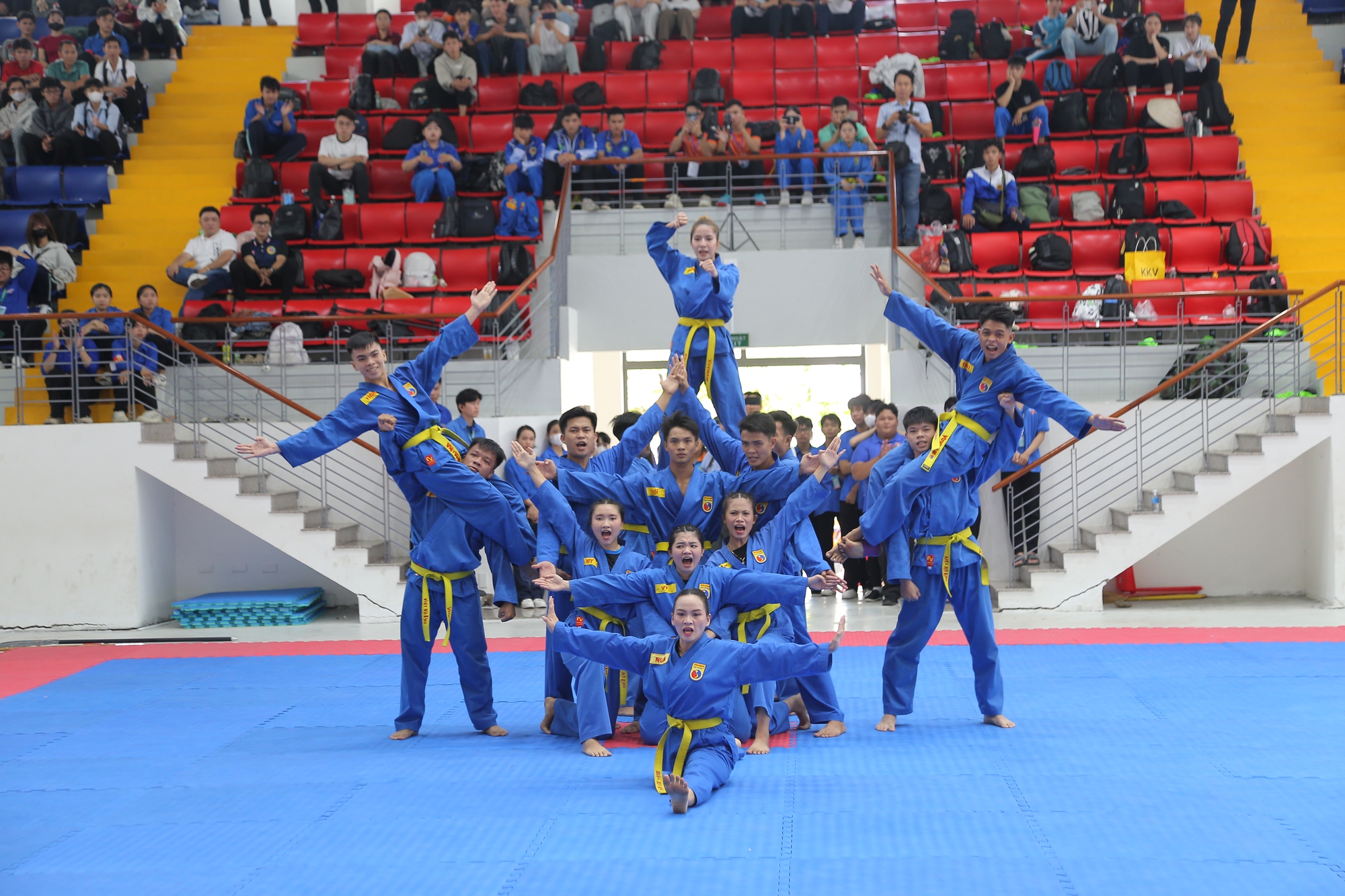 Lần đầu ti&ecirc;n đưa v&otilde; nhạc v&agrave;o Giải V&ocirc; địch Vovinam Sinh vi&ecirc;n to&agrave;n quốc 2025 - Ảnh 1.
