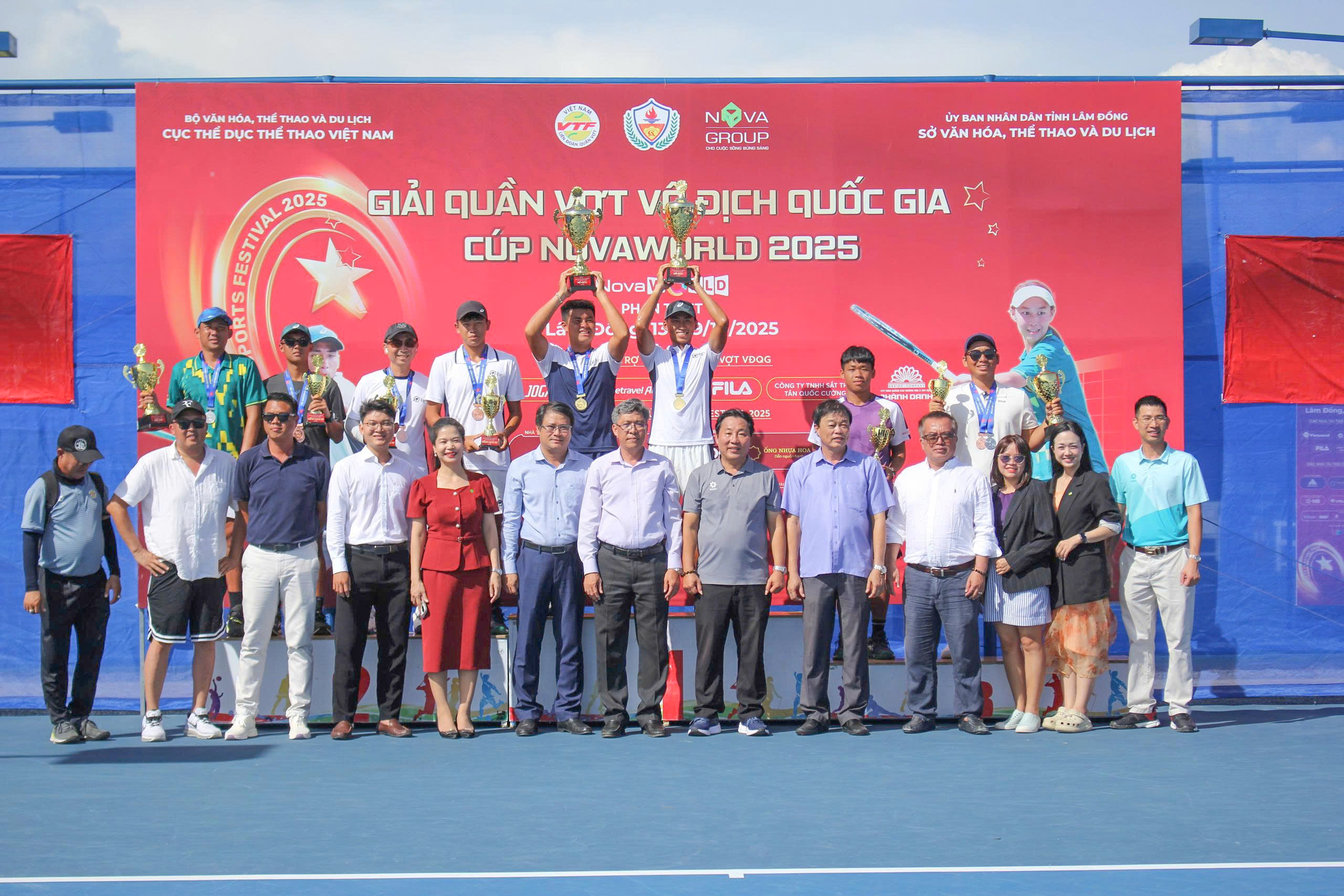Vũ Hà Minh Đức giành cú đúp vô địch Giải Quần vợt Quốc gia 2025 - Ảnh 2.