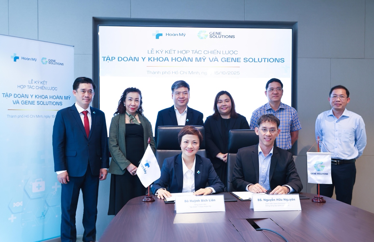 Tập đoàn y khoa Hoàn Mỹ và Gene Solutions ký kết hợp tác chiến lược - Ảnh 1.