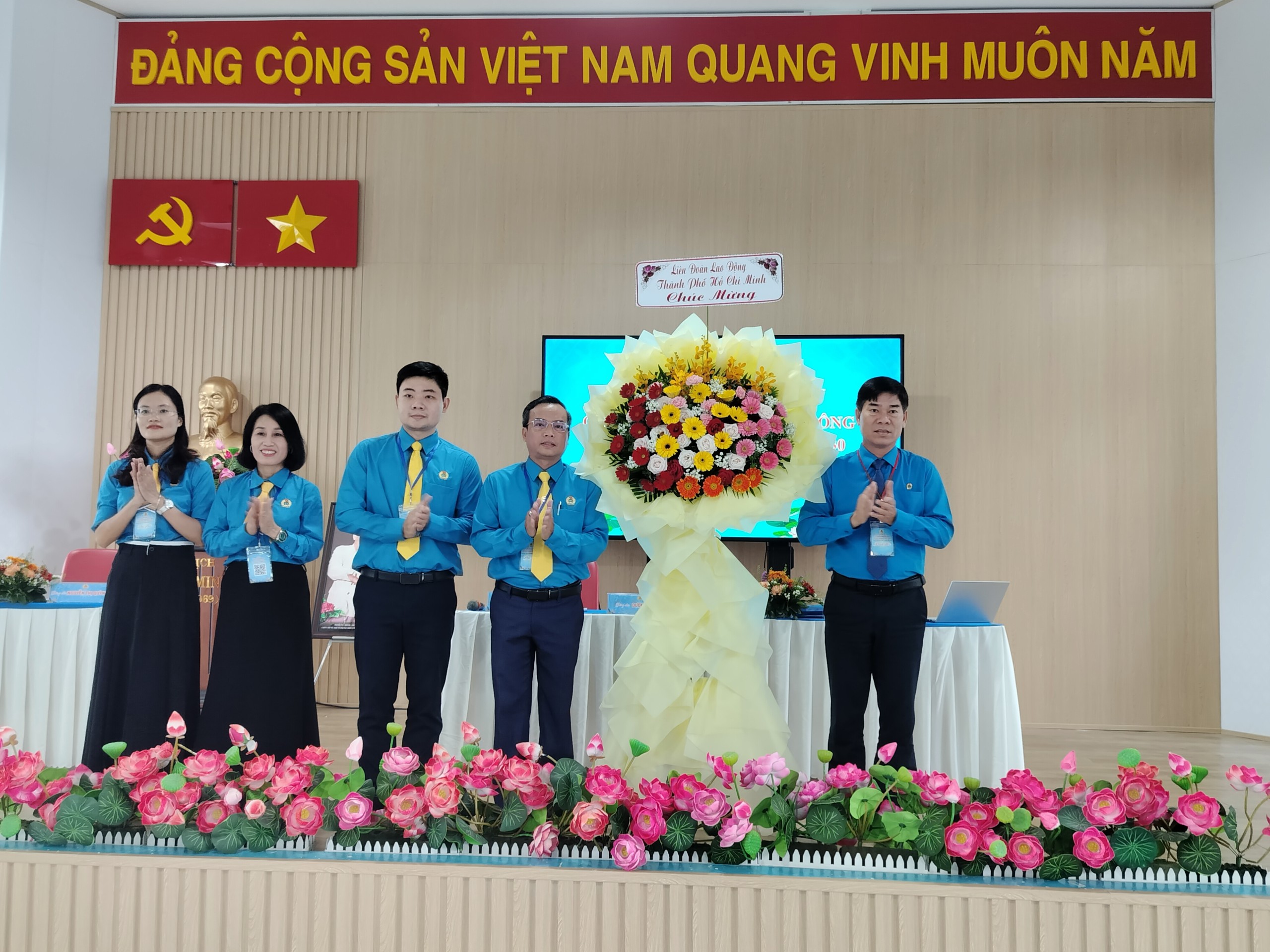 C&ocirc;ng đo&agrave;n phường B&igrave;nh Đ&ocirc;ng: Ph&aacute;t huy d&acirc;n chủ, bảo vệ đo&agrave;n vi&ecirc;n - lao động - Ảnh 1.
