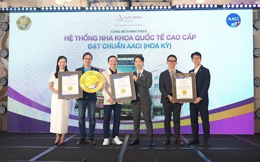 Elite Dental chính thức đạt chuẩn chất lượng AACI