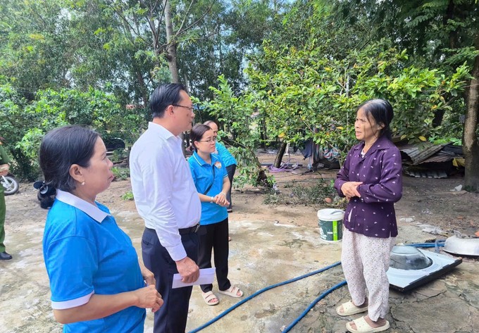 Cụ bà Bàu Bàng mất tích nghi do nước cuốn sau trận mưa lớn đêm 22 - 10 - Ảnh 2.