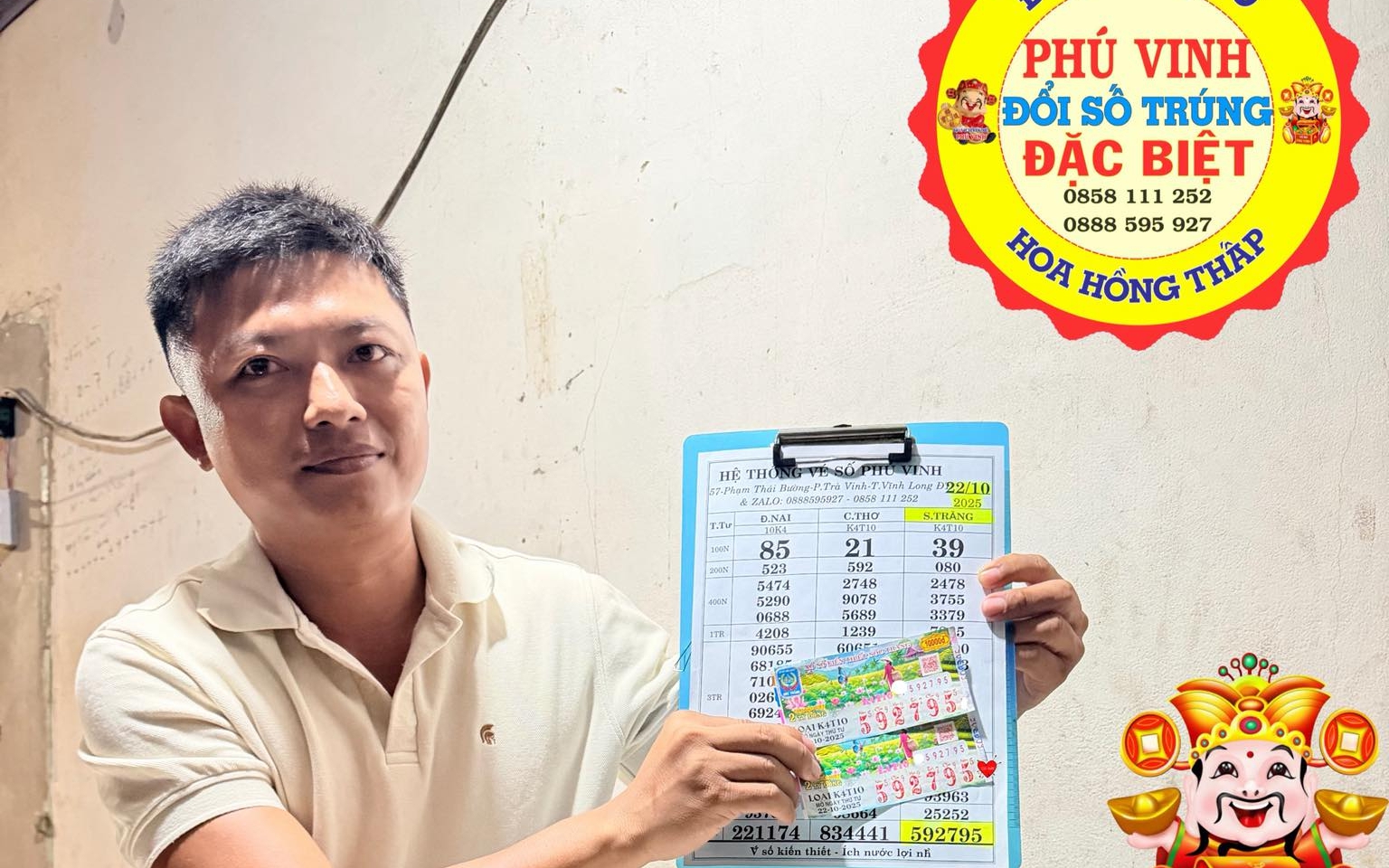 Xổ số miền Nam: Nhiều người trở thành tỉ phú lúc sáng sớm 23-10
