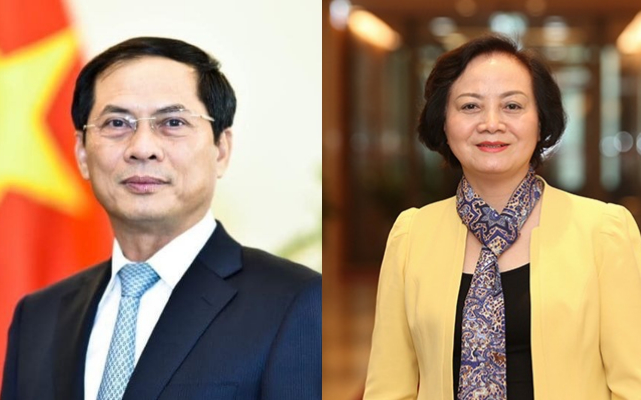 Miễn nhiệm Bộ trưởng Bộ Ngoại giao Bùi Thanh Sơn và Bộ trưởng Bộ Nội vụ Phạm Thị Thanh Trà