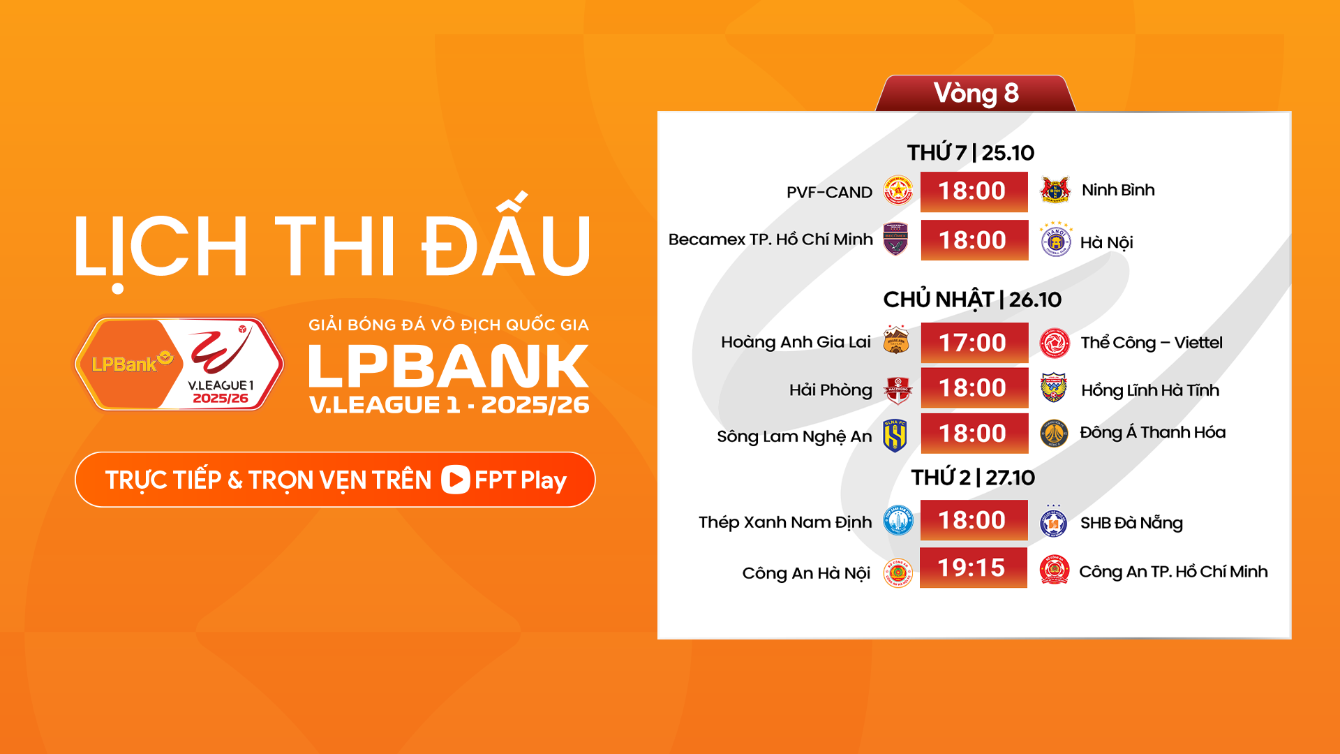 V&otilde; Huy To&agrave;n, V&otilde; Minh Trọng bị "treo gi&ograve;" ở v&ograve;ng 8 V-League - Ảnh 1.