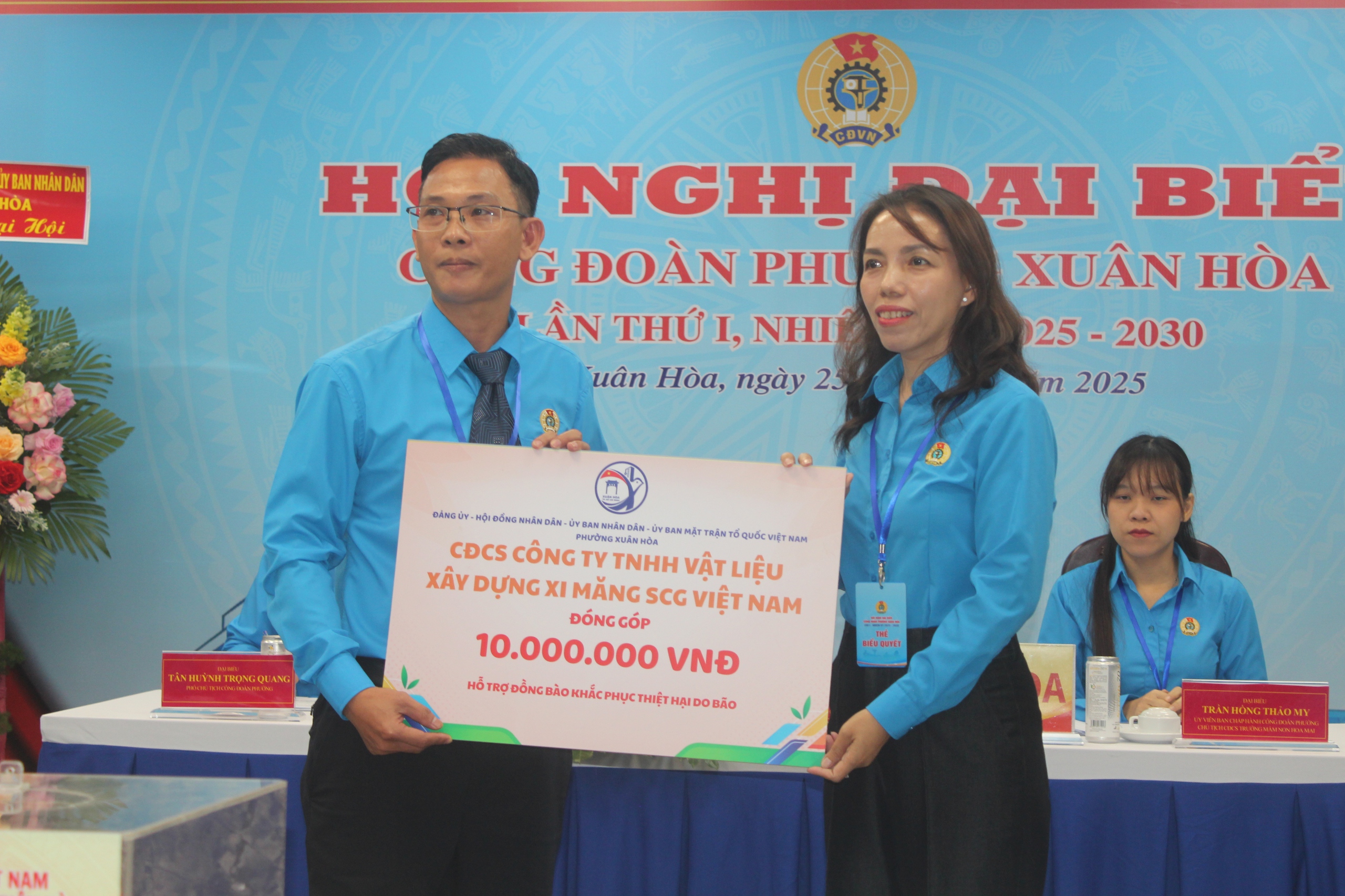 B&agrave; Nguyễn Thị Mỹ Hương l&agrave;m Chủ tịch C&ocirc;ng đo&agrave;n phường Xu&acirc;n H&ograve;a, TP HCM - Ảnh 6.