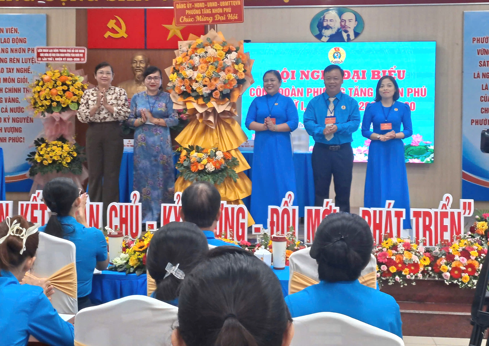Hội nghị C&ocirc;ng đo&agrave;n phường Tăng Nhơn Ph&uacute; - Ảnh 2.