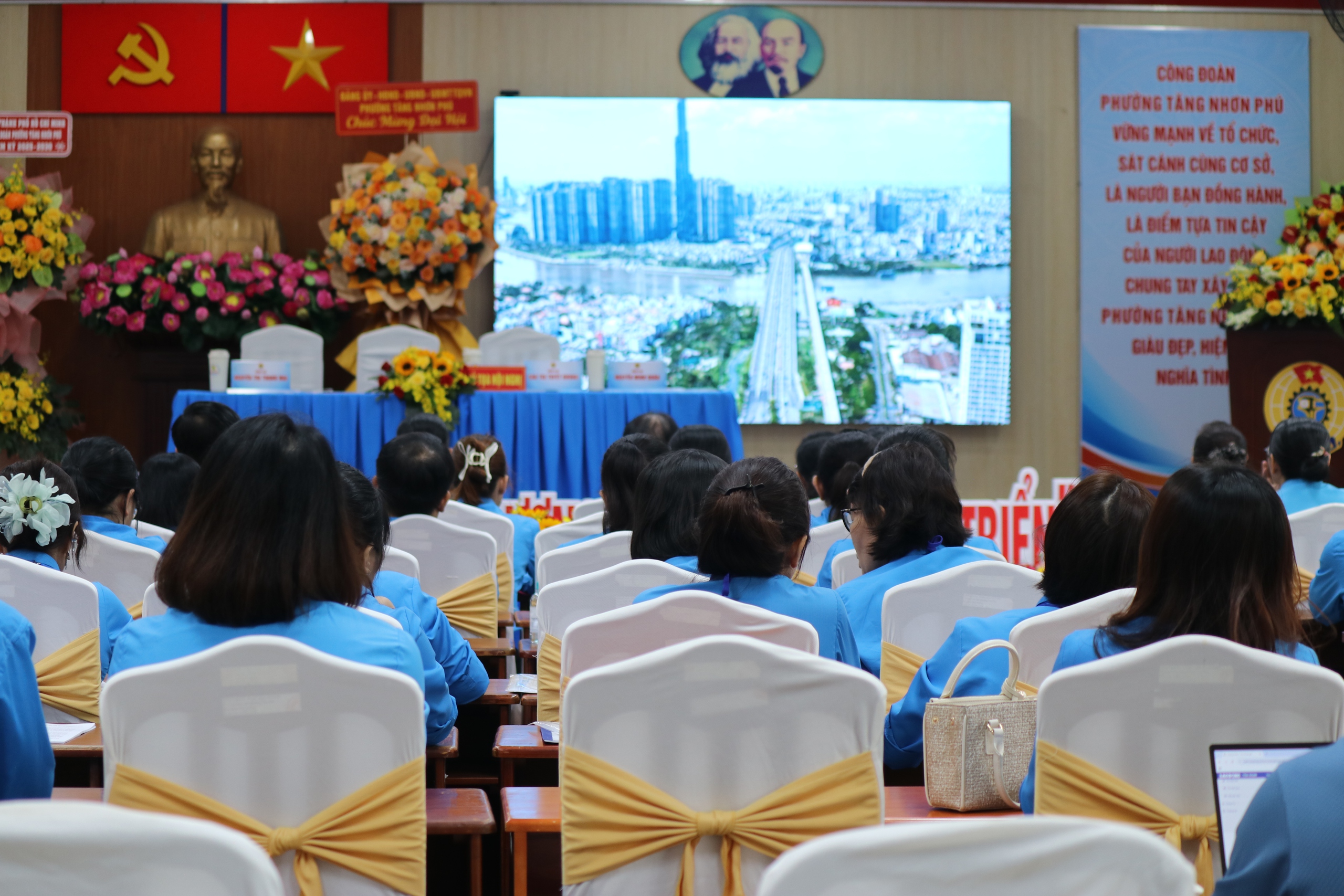 Hội nghị C&ocirc;ng đo&agrave;n phường Tăng Nhơn Ph&uacute; - Ảnh 3.
