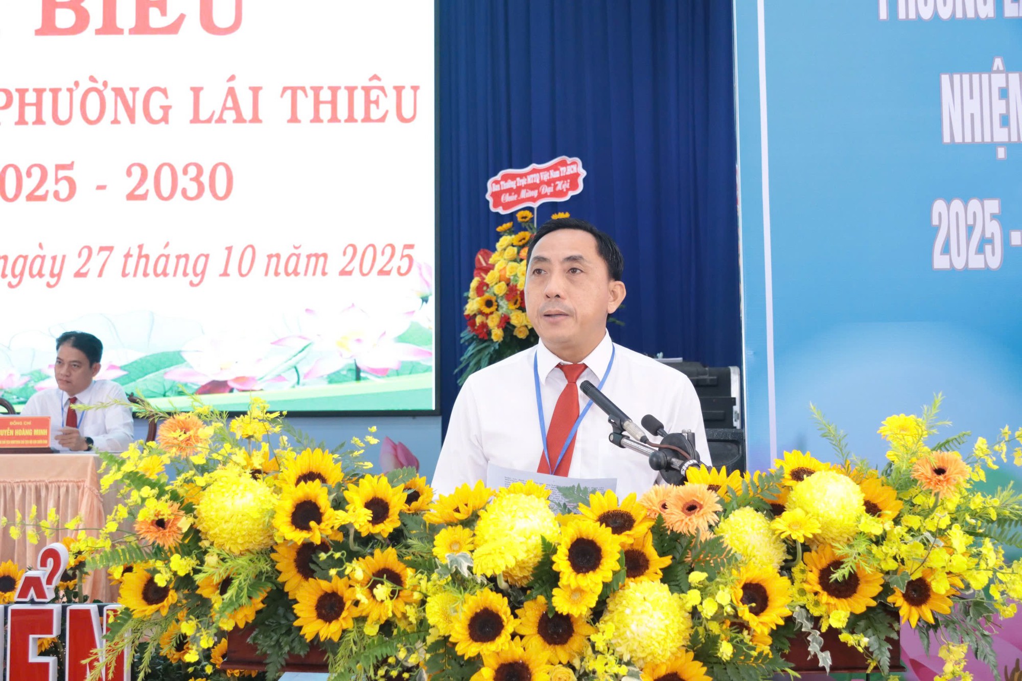 &Ocirc;ng Nguyễn Tiến Dũng l&agrave;m Chủ tịch ủy ban MTTQ Việt Nam phường L&aacute;i Thi&ecirc;u , TP HCM - Ảnh 4.