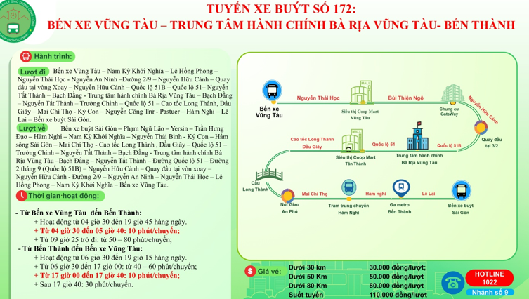 C&ocirc;ng bố gi&aacute; v&eacute; 2 tuyến xe bu&yacute;t kết nối TP HCM với khu vực B&igrave;nh Dương v&agrave; B&agrave; Rịa - Vũng T&agrave;u - Ảnh 3.