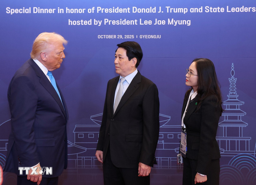 Gặp Chủ tịch nước Lương Cường, Tổng thống Mỹ Donald Trump hứa thu xếp thời gian thăm Việt Nam - Ảnh 1.