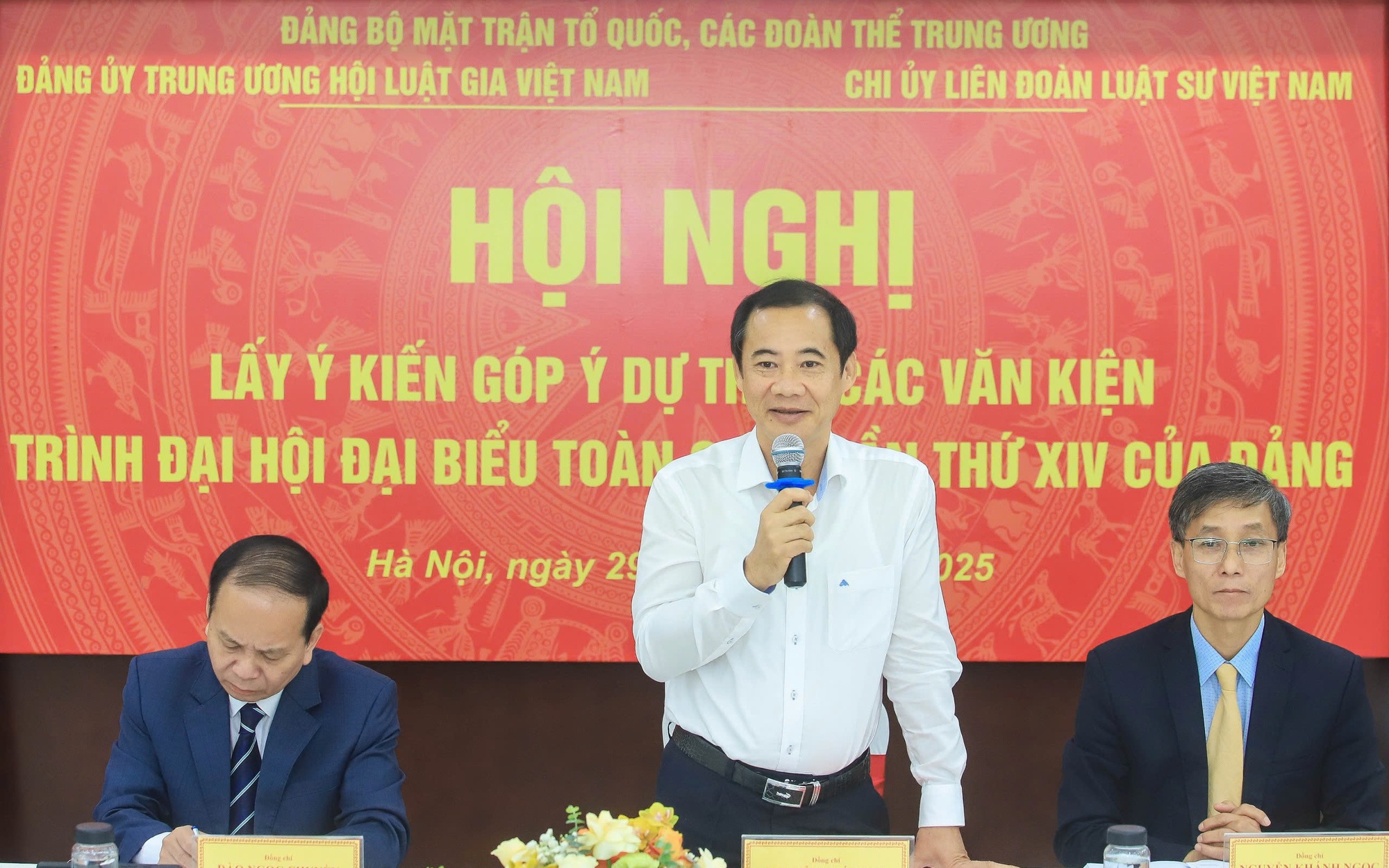 Trung ương Hội Luật gia, Liên đoàn Luật sư lấy ý kiến góp ý dự thảo văn kiện Đại hội XIV của Đảng
