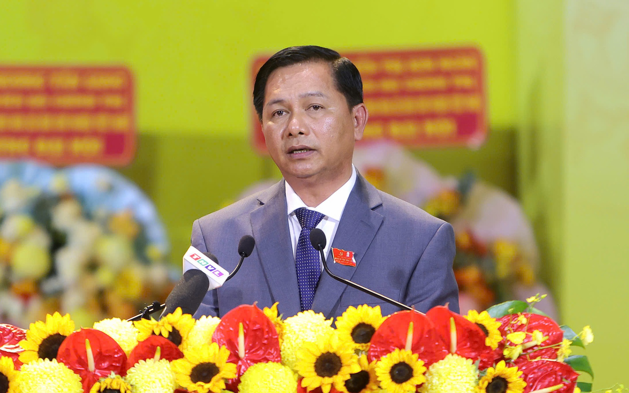Đại hội Đại biểu Đảng bộ tỉnh T&acirc;y Ninh kh&ocirc;ng nhận hoa ch&uacute;c mừng - Ảnh 2.