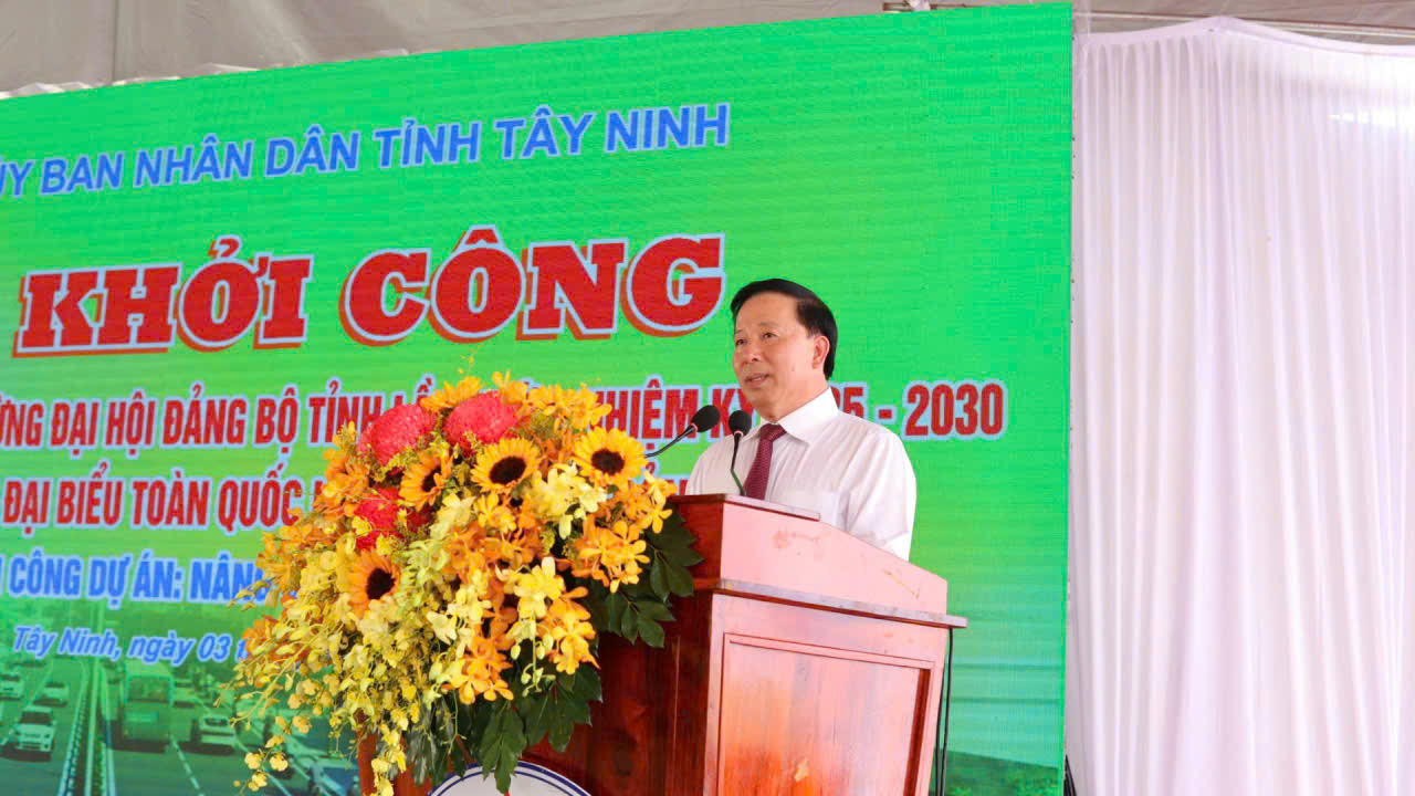 T&acirc;y Ninh khởi c&ocirc;ng dự &aacute;n đường tỉnh hơn 1.850 tỉ đồng kết nối TP HCM- Ảnh 3.