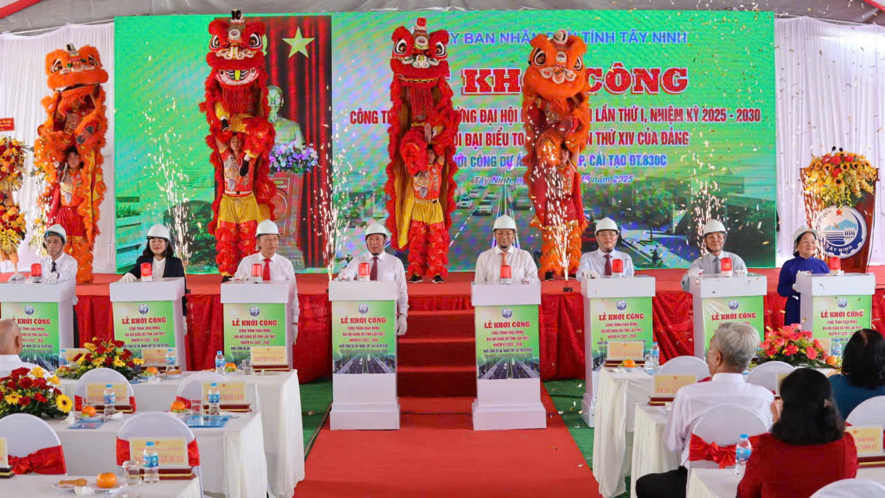 T&acirc;y Ninh khởi c&ocirc;ng dự &aacute;n đường tỉnh hơn 1.850 tỉ đồng kết nối TP HCM- Ảnh 2.