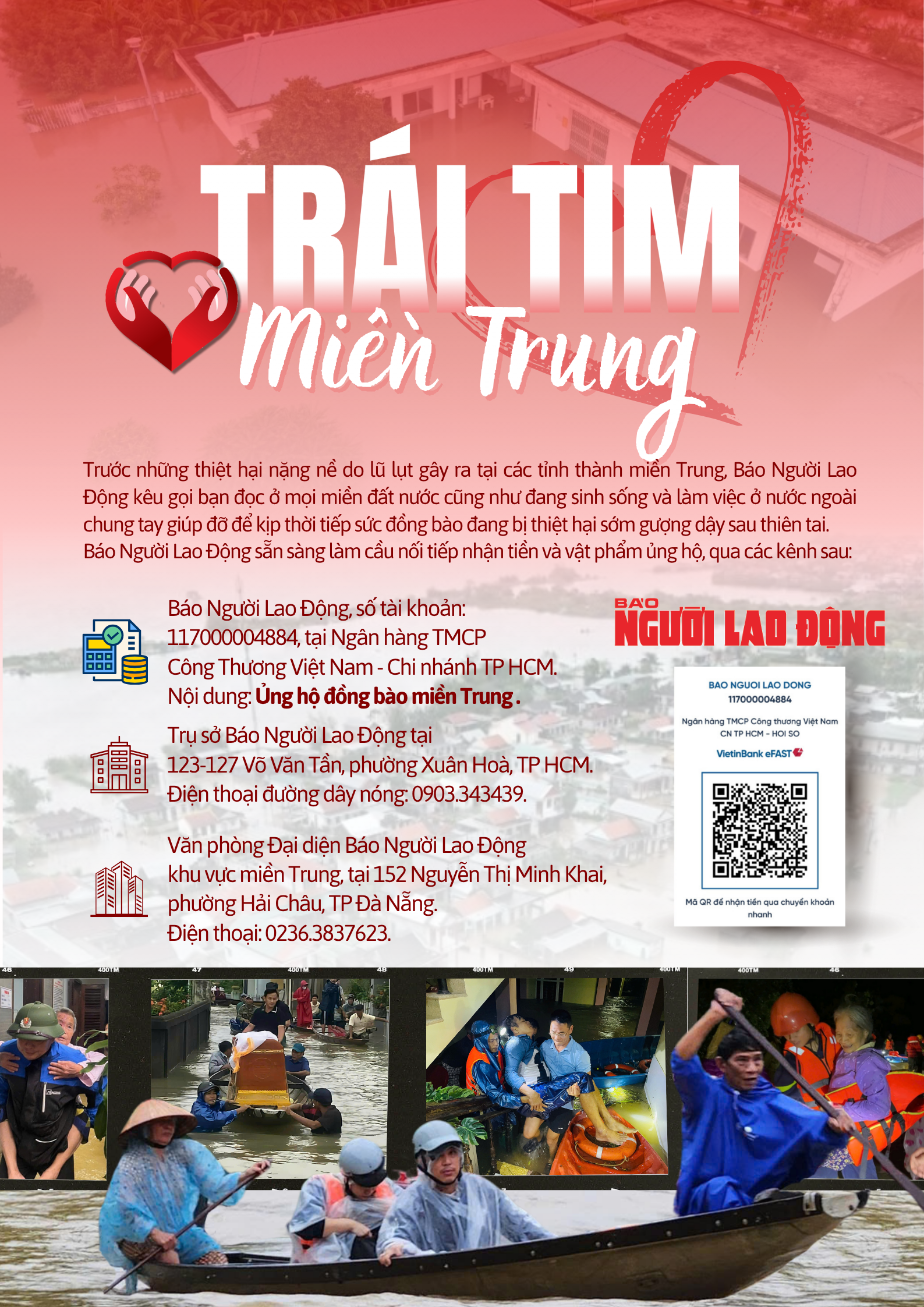 Phó Thủ tướng ngồi đò vượt lũ thăm người dân Quảng Trị - Ảnh 1.