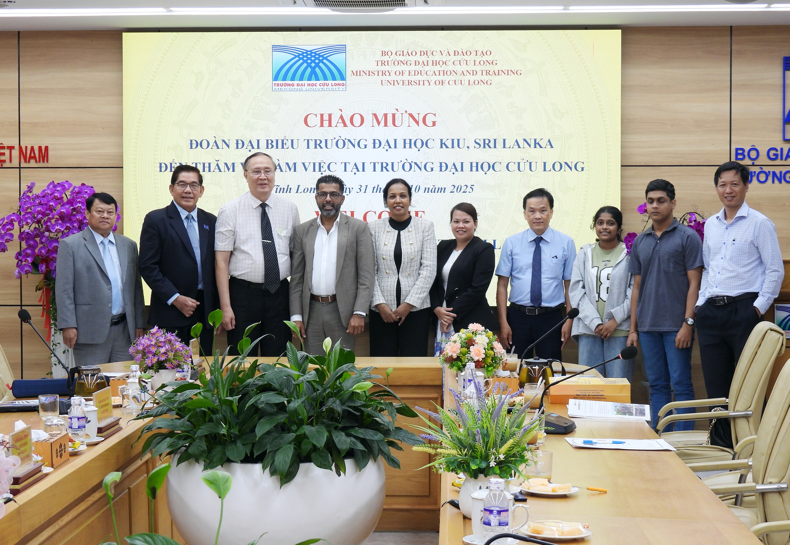 Một trường đại học ở Sri Lanka muốn hợp t&aacute;c với Trường ĐH Cửu Long  - Ảnh 4.