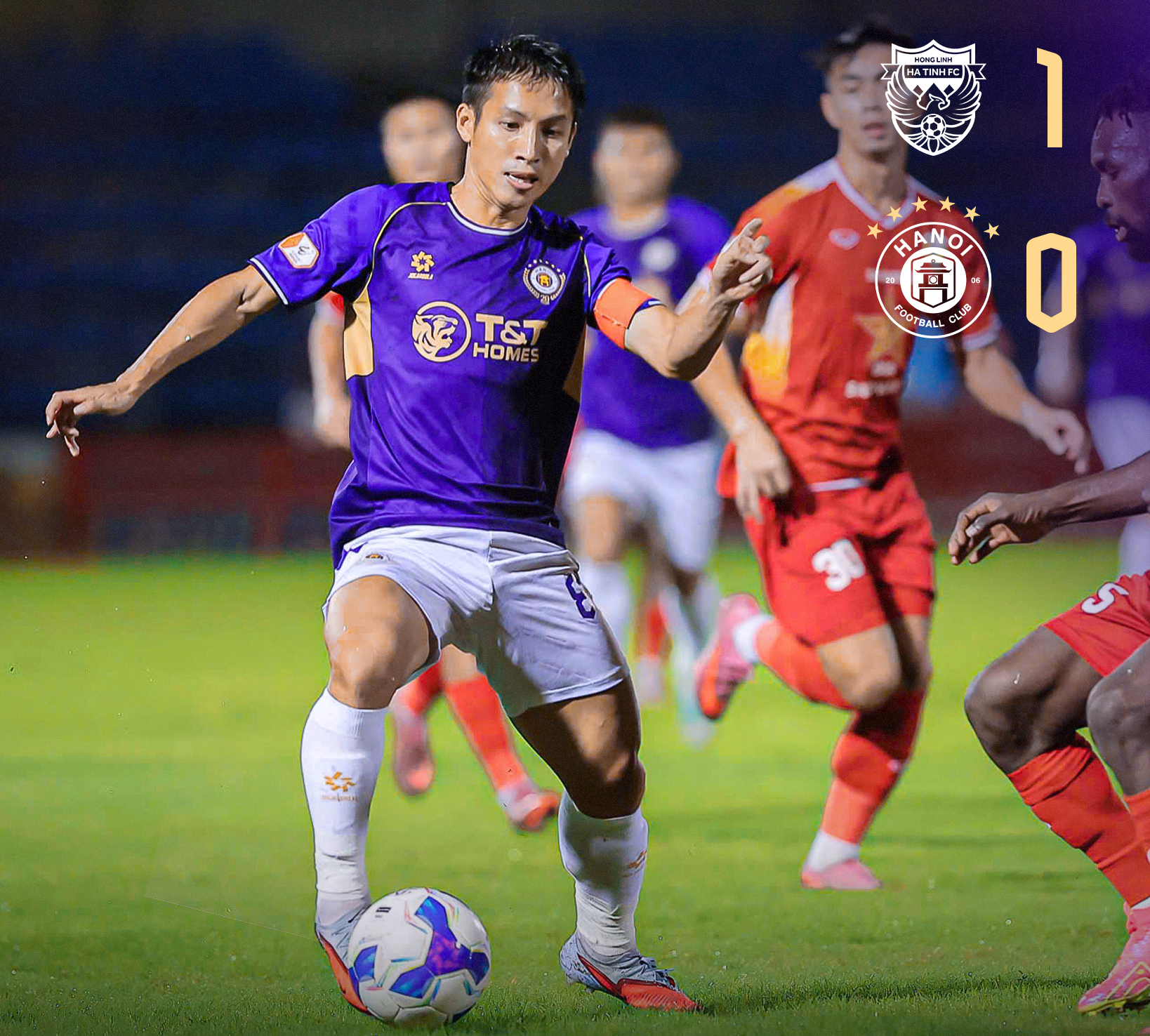 Văn Quyết l&agrave;m, đồng đội ph&aacute;, H&agrave; Nội FC "trắng tay" ở H&agrave; Tĩnh - Ảnh 2.
