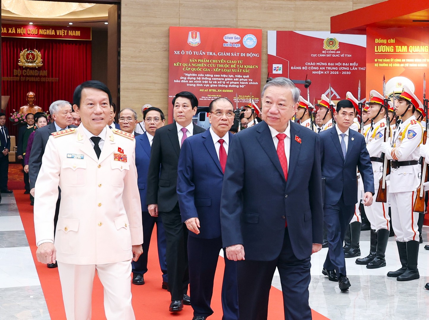 Tổng B&iacute; thư T&ocirc; L&acirc;m tham dự Đại hội Đảng bộ C&ocirc;ng an Trung ương lần thứ VIII - Ảnh 2.