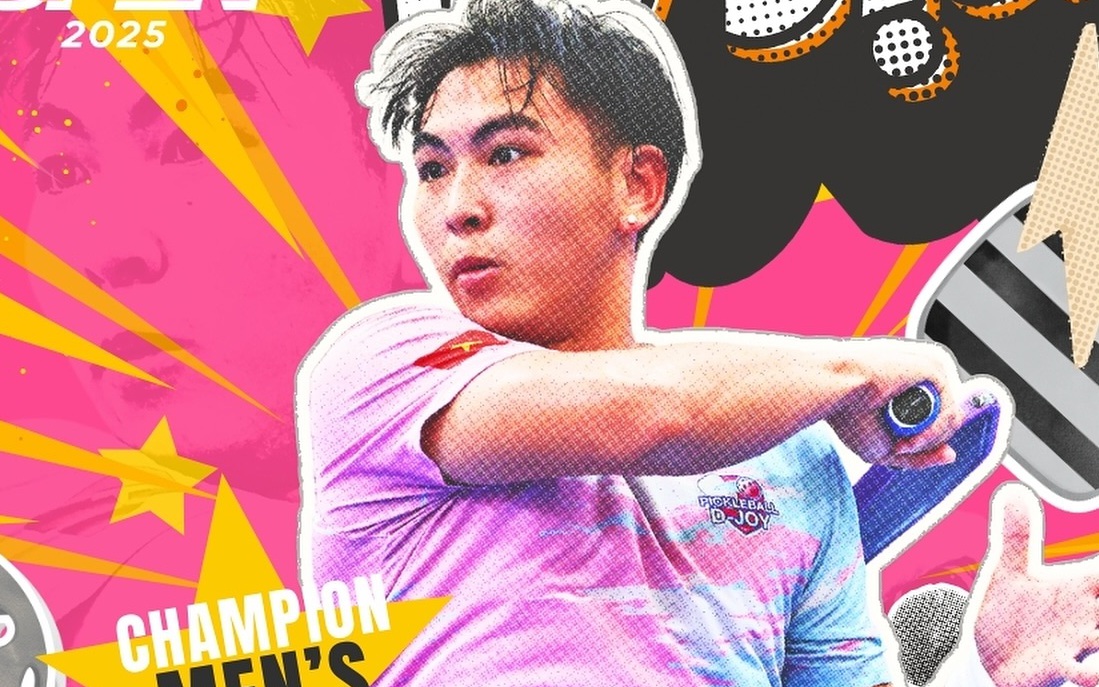 Phúc Huỳnh thắng dễ Vinh Hiển, có chức vô địch thứ 2 ở pickleball Tour Asia