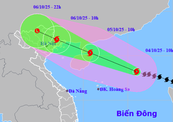 B&atilde;o số 11 Matmo sẽ ảnh hưởng đến đất liền Việt Nam từ đ&ecirc;m 5 - 10 - Ảnh 1.