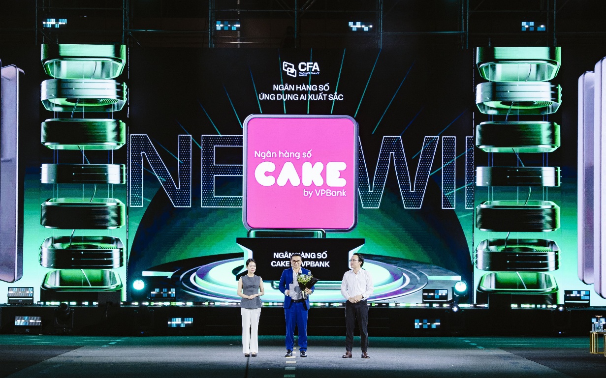Cake by VPBank được vinh danh “Ngân hàng số ứng dụng AI xuất sắc”