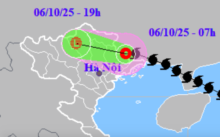 Bão số 11 Matmo suy yếu thành áp thấp nhiệt đới, miền Bắc mưa lớn diện rộng
