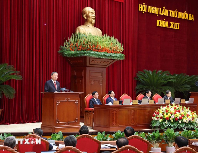 Tổng B&iacute; thư T&ocirc; L&acirc;m: Trong giai đoạn c&aacute;ch mạng mới hiện nay rất ch&uacute; trọng yếu tố "đức-sức-t&agrave;i" - Ảnh 1.