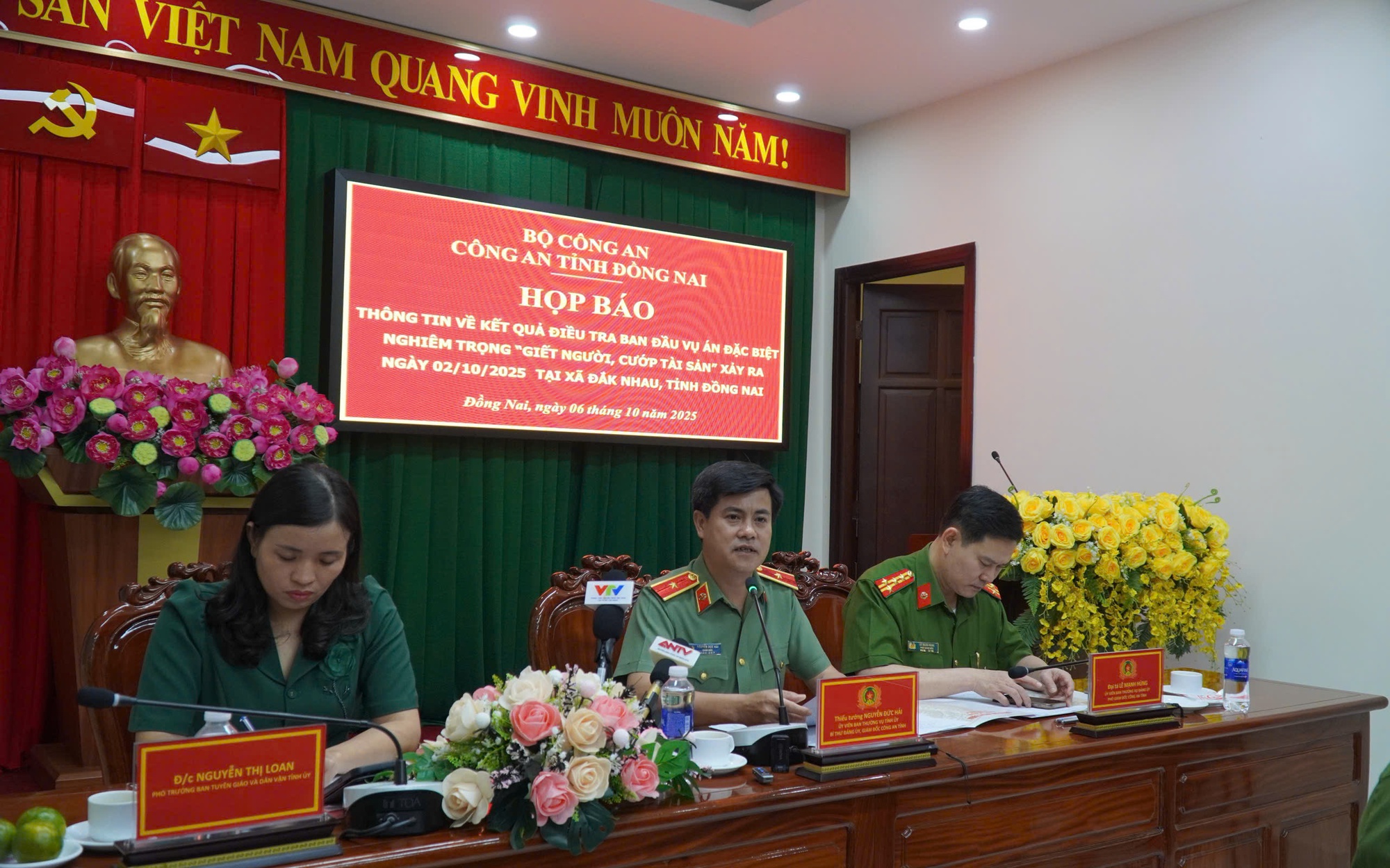 Giám đốc Công an Đồng Nai thông tin vụ 3 người trong gia đình bị sát hại