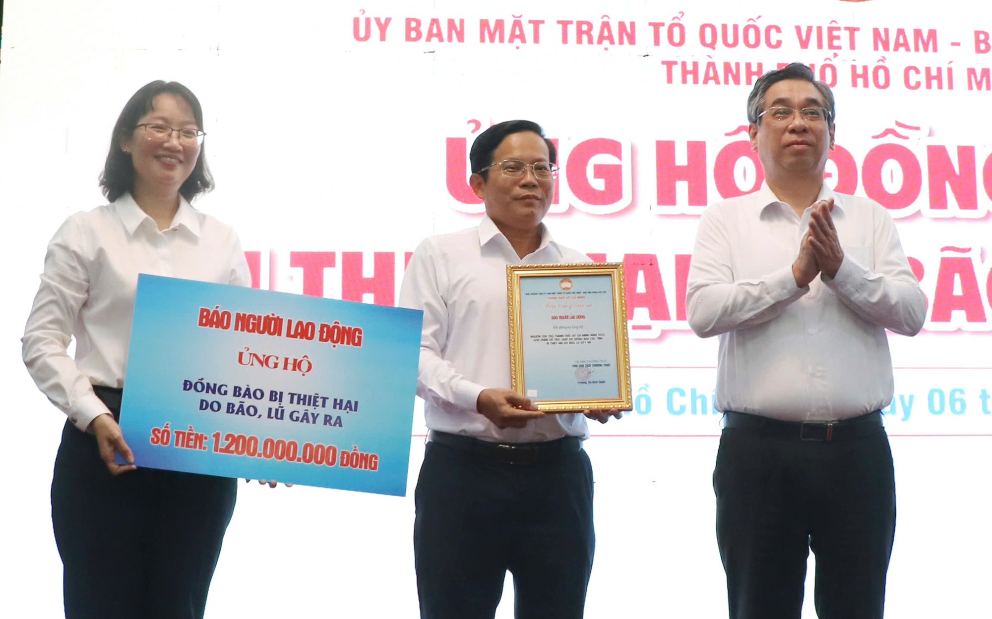 TP HCM vì cả nước: Hơn 35,6 tỉ đồng ủng hộ đồng bào vùng bão, lũ