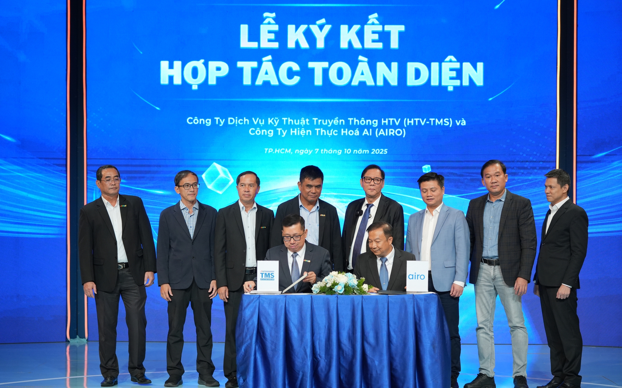 HTV-TMS hợp tác toàn diện với một công ty AI