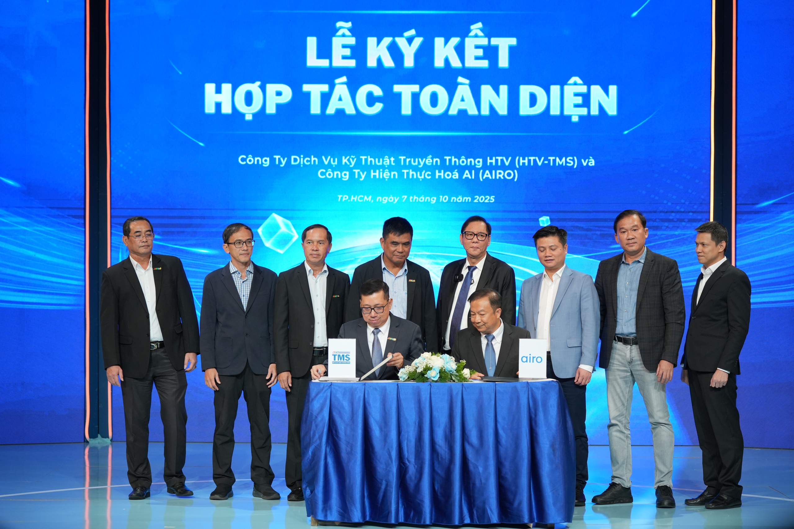 HTV-TMS hợp t&aacute;c to&agrave;n diện với một c&ocirc;ng ty AI - Ảnh 2.