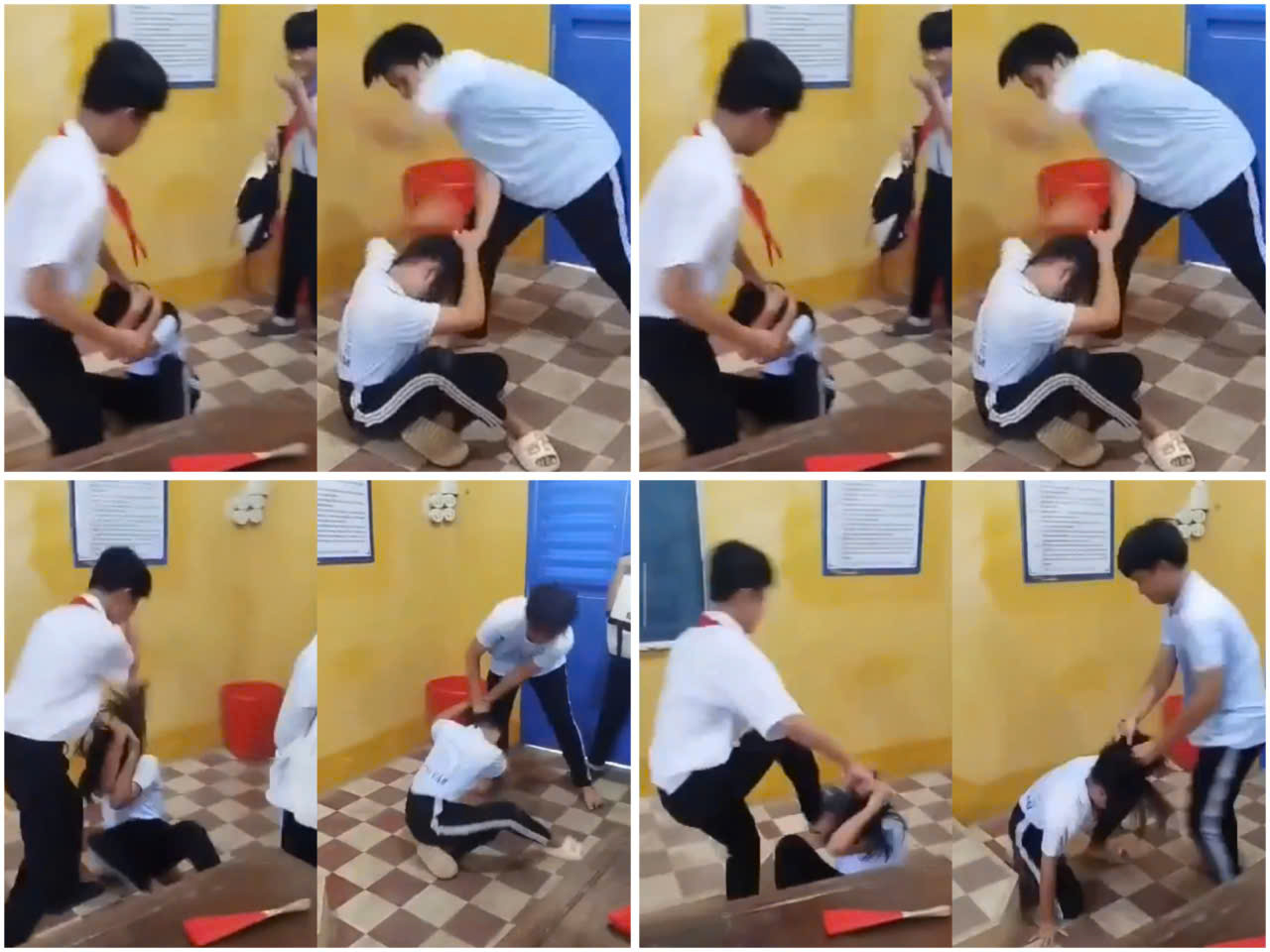 C&ocirc;ng an v&agrave;o cuộc vụ nữ sinh bị 2 bạn nam đ&aacute;nh d&atilde; man ở An Giang - Ảnh 1.