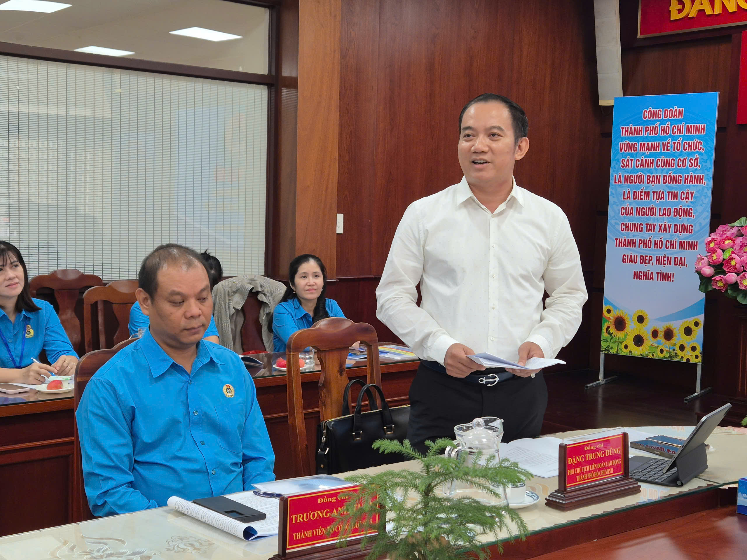 C&ocirc;ng đo&agrave;n phường An Lạc, TP HCM: Tập trung chăm lo đời sống đo&agrave;n vi&ecirc;n trong nhiệm kỳ mới - Ảnh 4.