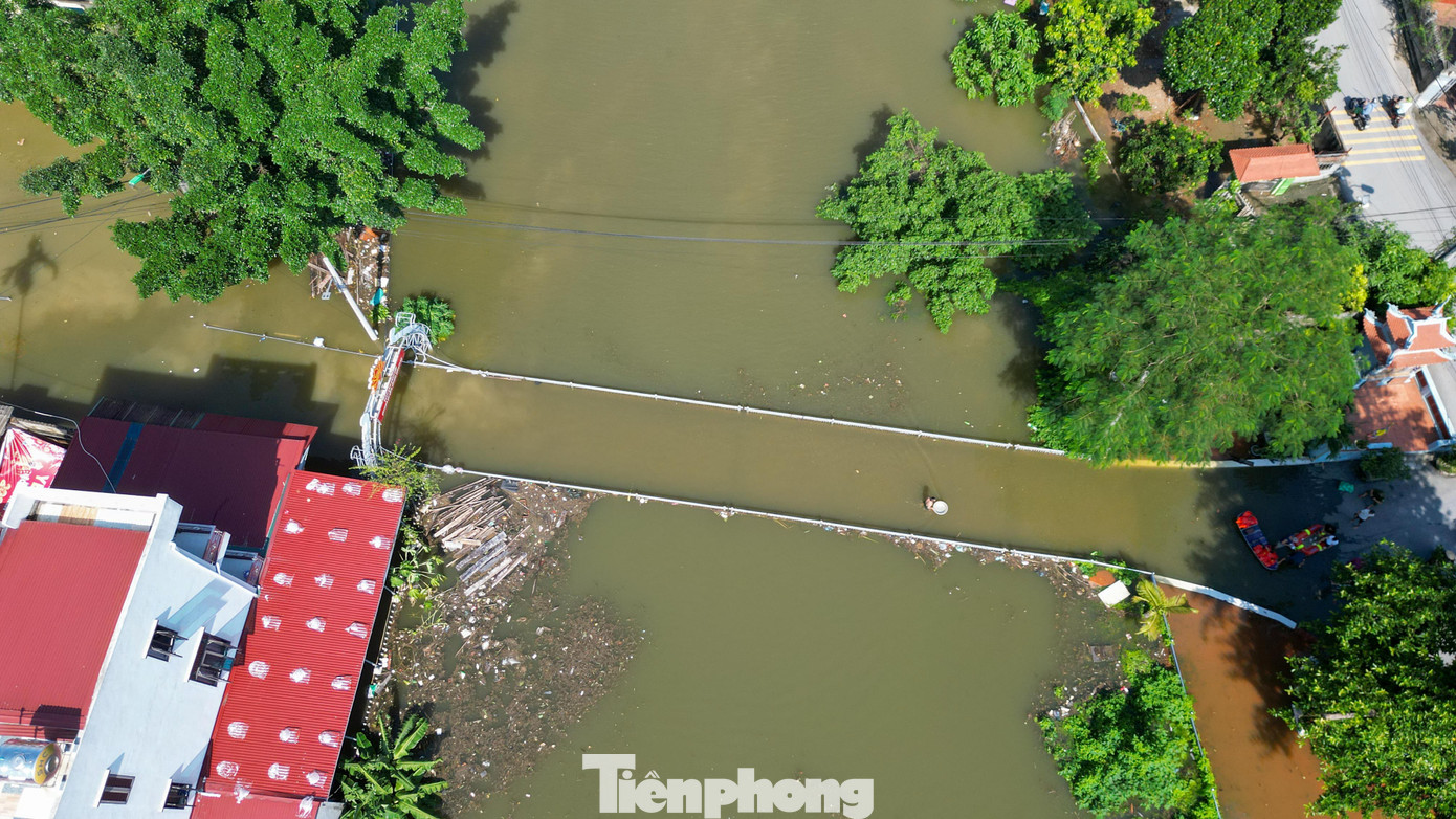 Biệt thự ch&igrave;m trong biển nước , l&agrave;ng Quả Cảm th&agrave;nh ốc đảo giữa Bắc Ninh - Ảnh 5.