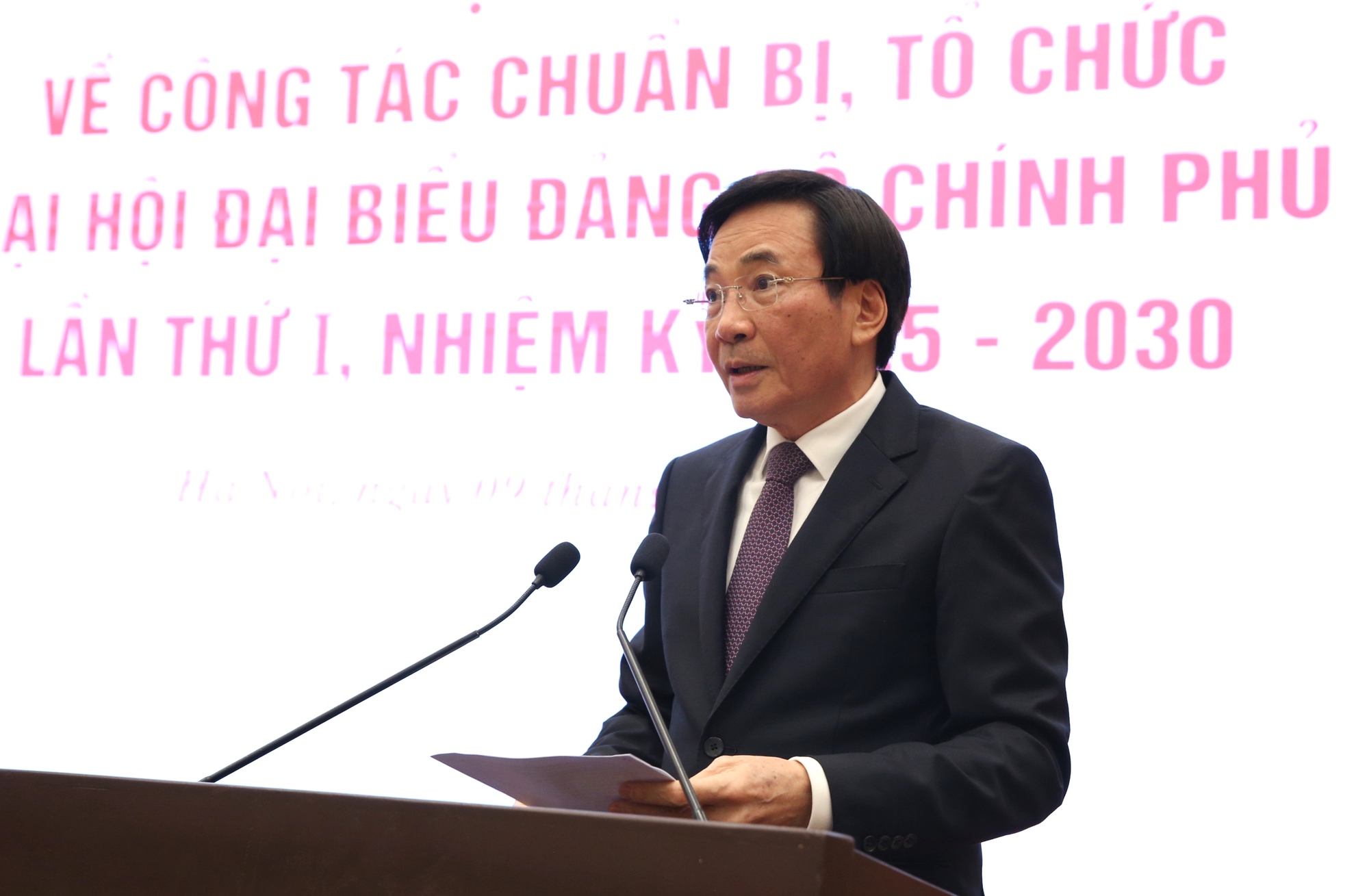 Đảng ủy Chính phủ mời Tổng Bí thư Tô Lâm dự và phát biểu chỉ đạo Đại hội lần thứ I - Ảnh 2.