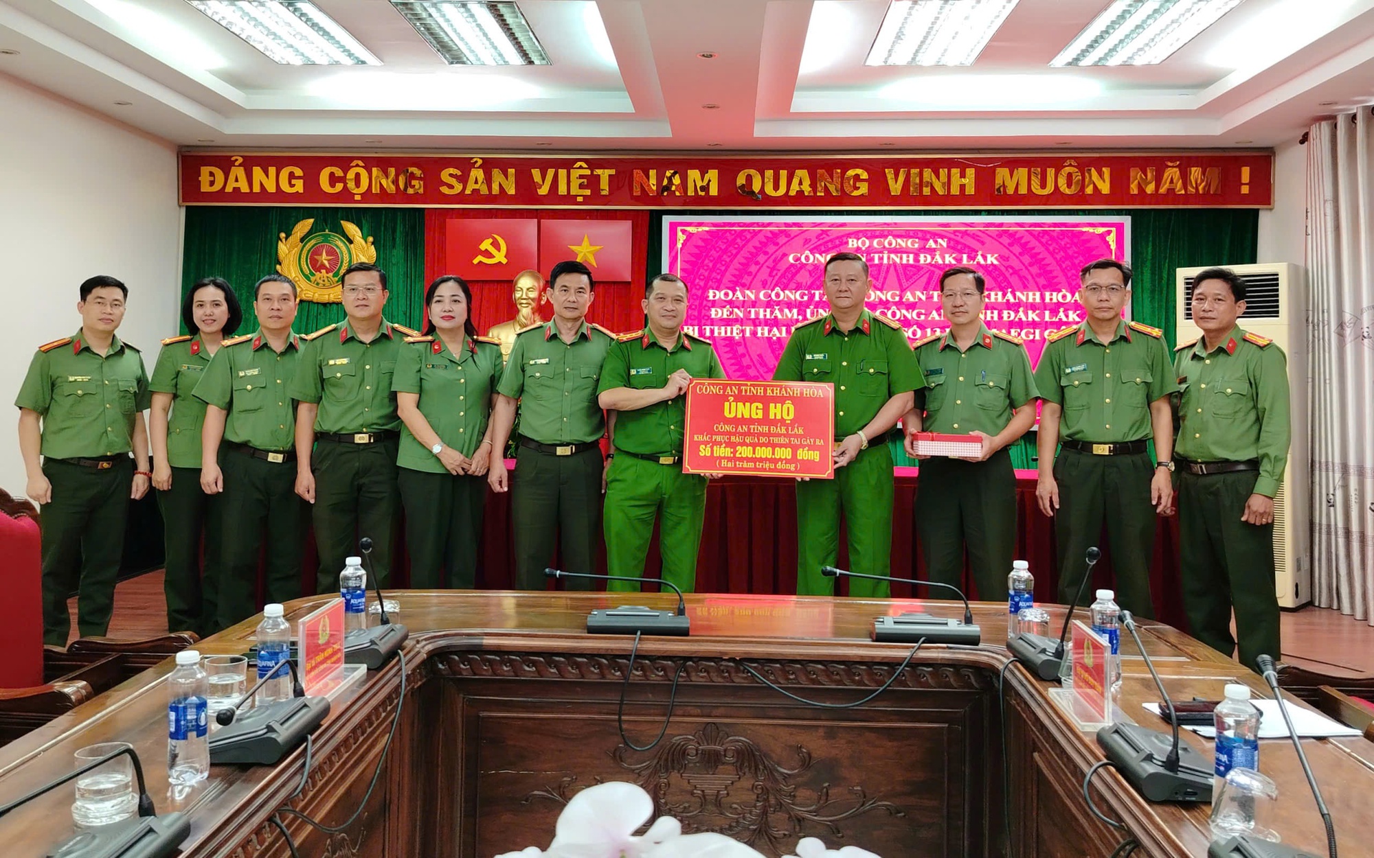 Nghĩa cử cao đẹp của Công an tỉnh Khánh Hòa dành cho  Đắk Lắk