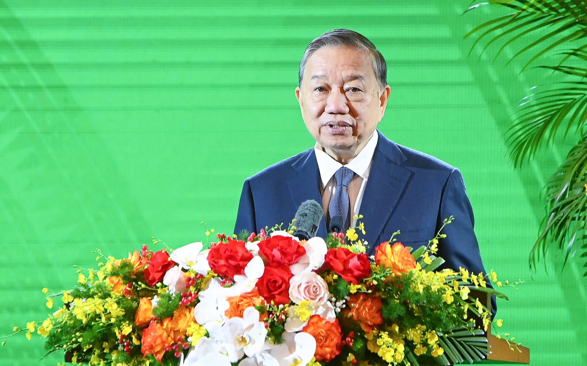 Tổng B&iacute; thư T&ocirc; L&acirc;m nhấn mạnh vai tr&ograve; ng&agrave;nh n&ocirc;ng nghiệp v&agrave; m&ocirc;i trường trong ph&aacute;t triển - Ảnh 1.