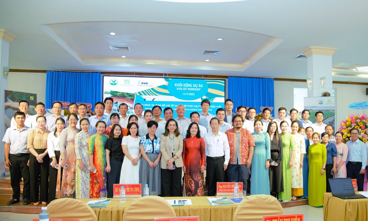 IFAD tiến hành dự án 5 triệu USD hỗ trợ sinh kế bền vững vùng đất ngập nước - Ảnh 1.