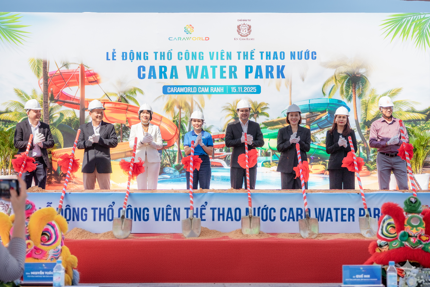 Động thổ c&ocirc;ng vi&ecirc;n nước 6,7 ha &ndash; điểm chạm mới trong bức tranh đại đ&ocirc; thị biển CaraWorld - Ảnh 3.