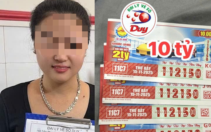 Xổ số miền Nam: Trúng đặc biệt 10 tỉ đồng, người phụ nữ gọi đại lý đến đổi thưởng trong đêm