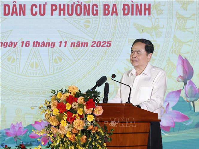Tổng Bí thư Tô Lâm tham dự Ngày hội Đại đoàn kết tại phường Ba Đình , Hà Nội - Ảnh 3.