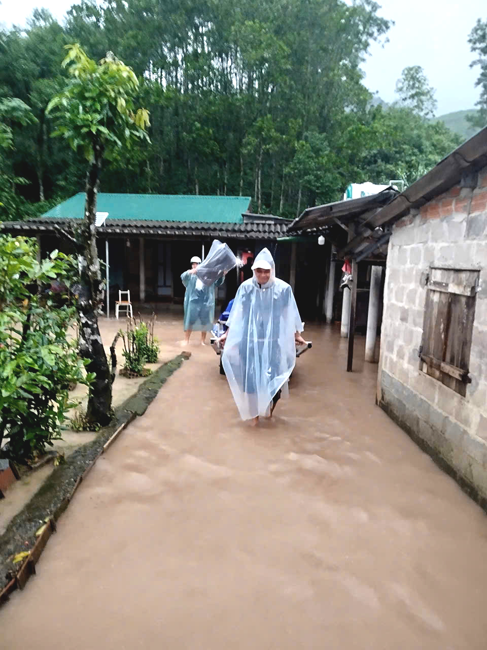 Quảng Trị: Mưa rất to, sơ t&aacute;n khẩn cấp h&agrave;ng trăm hộ d&acirc;n - Ảnh 3.