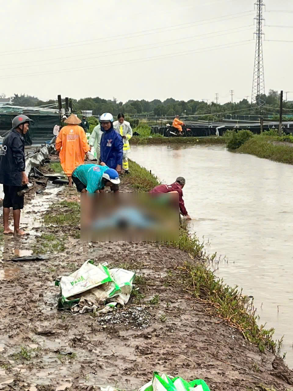 Hai người l&agrave;m thu&ecirc; bị s&eacute;t đ&aacute;nh chết tại ao t&ocirc;m - Ảnh 1.