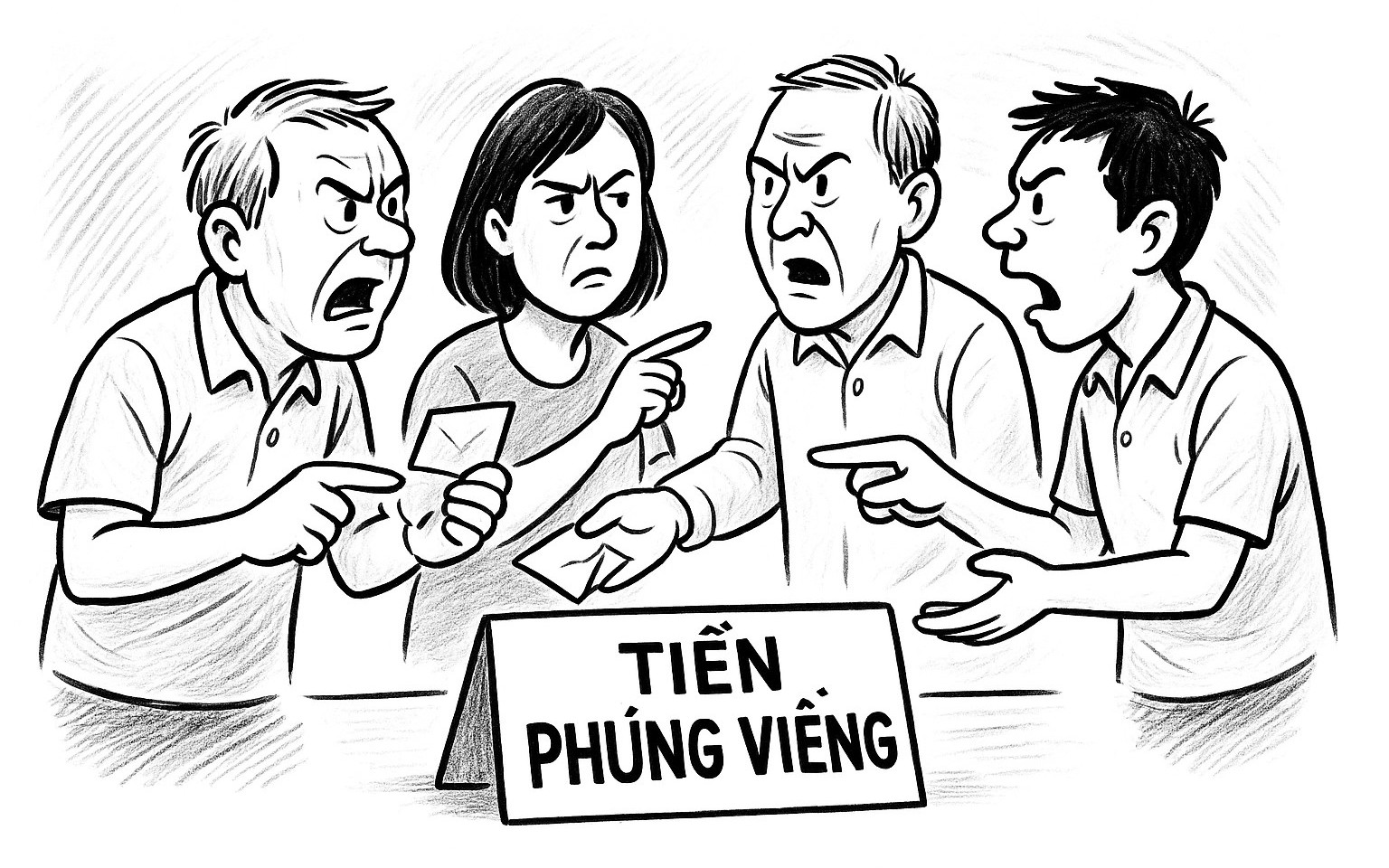 Tranh chấp tiền phúng viếng: Khi "nghĩa tận" hóa bi kịch