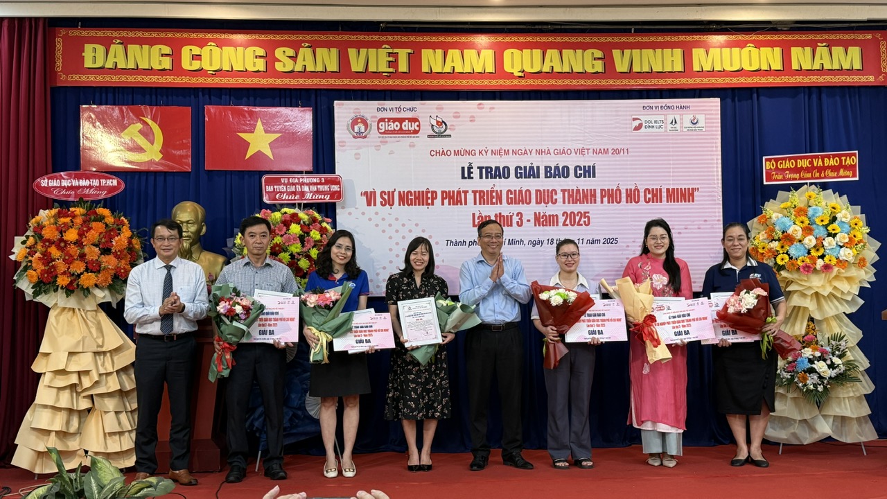 Báo Người Lao Động đoạt 2 giải báo chí "Vì sự nghiệp phát triển giáo dục TP HCM" - Ảnh 2.