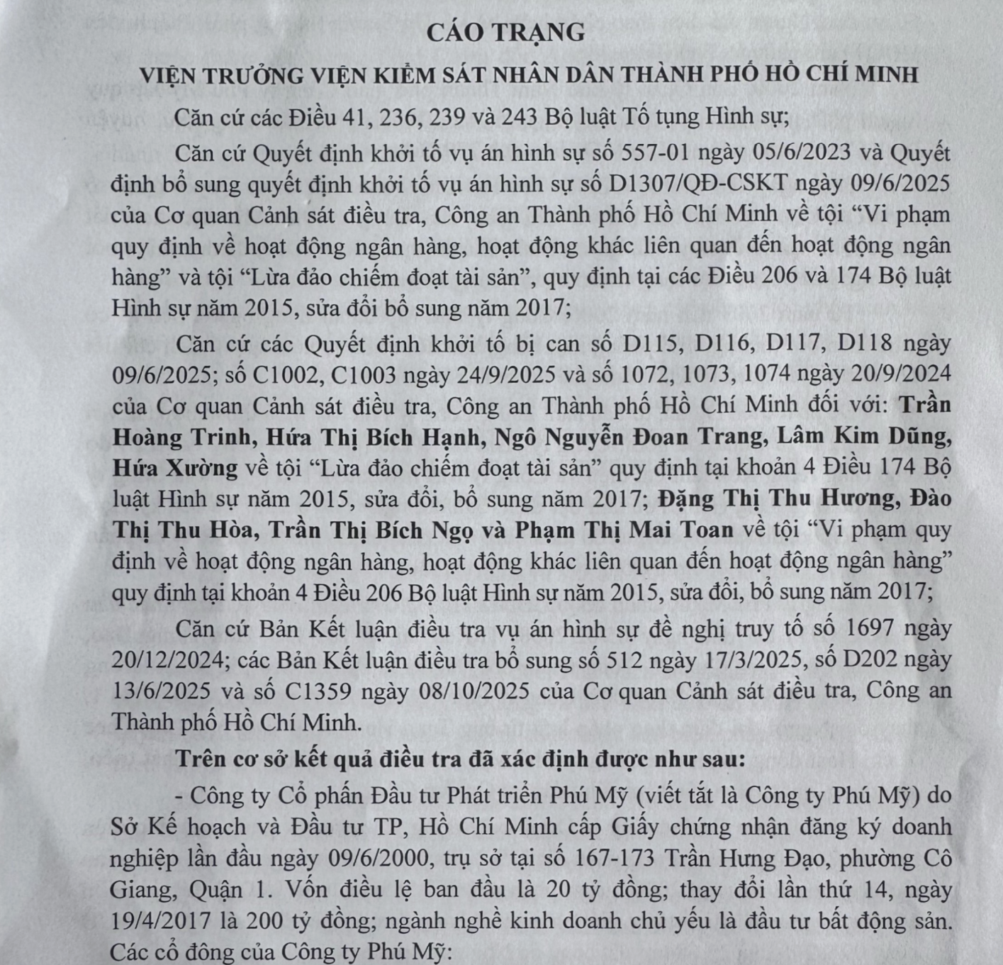 Ly kỳ chuyện gia tộc họ Hứa ở TP HCM lừa một chi nh&aacute;nh ng&acirc;n h&agrave;ng - Ảnh 1.